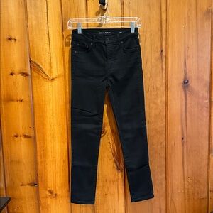 Denim Forum The Nico Mid Rise Skinny Crop Black Women’s Jeans Size 26